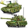 Military WW2 96 99A Medium Tank Model Building Blocks Army Weapon Car with Soldier Bricks STEM Toys For Children Boy