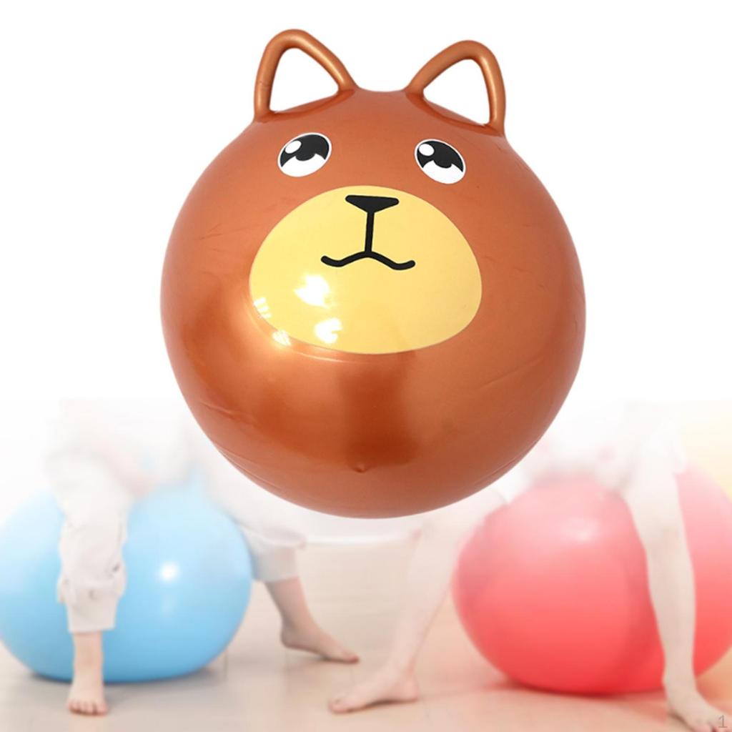 Мяч для прыжков, надувной, мультяшный, для детей, упражнения, диаметр 42 см, милая детская игрушка