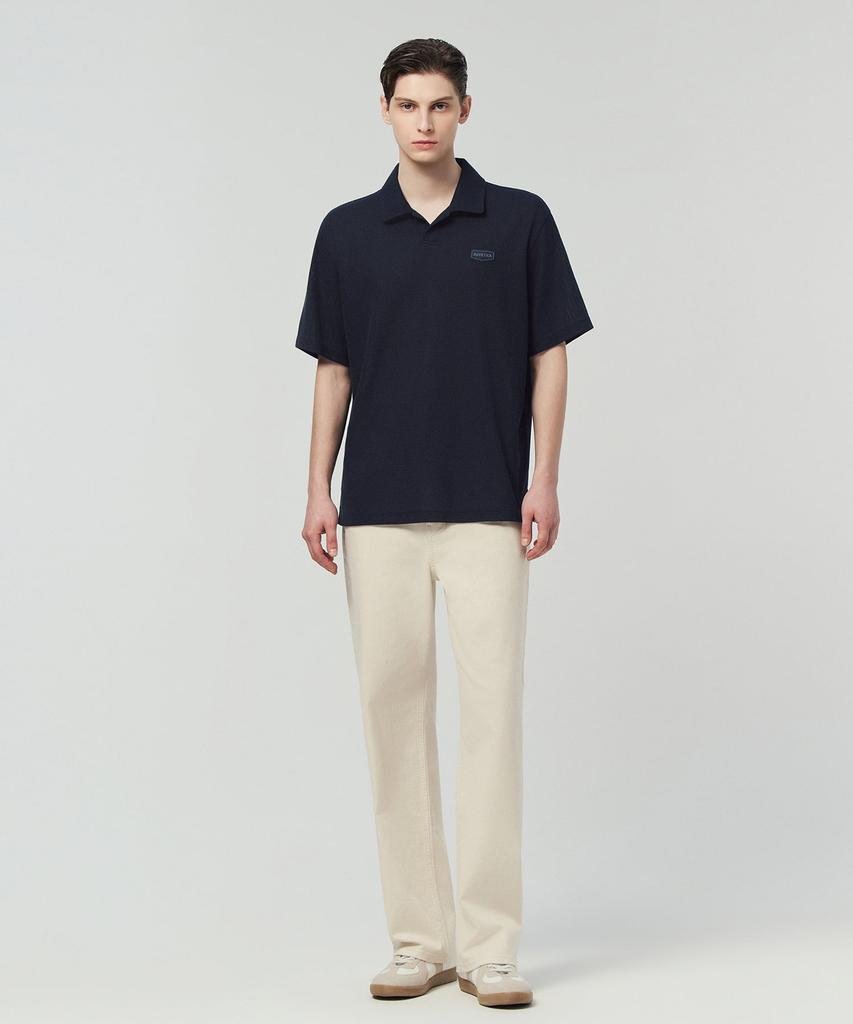 DUVETICA Trentino (Dark Navy) (Men'S Short-Sleeve Polo Shirt)