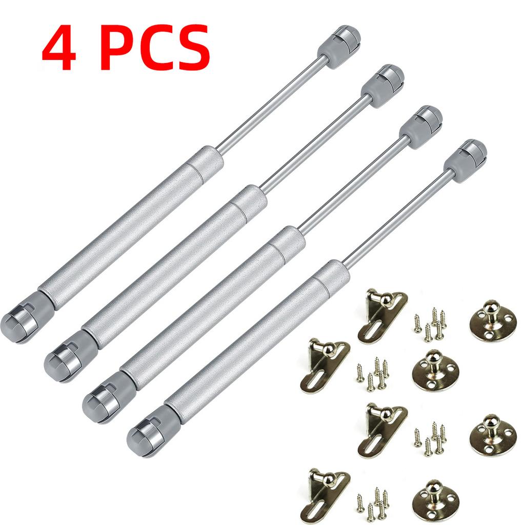 2/4/10 шт. 100N Пружинные упоры Газовые стойки Подъемные кронштейны Газовый амортизатор Мебель Дверца шкафа Крышка Упорные штанги Шкаф Гидравлический
