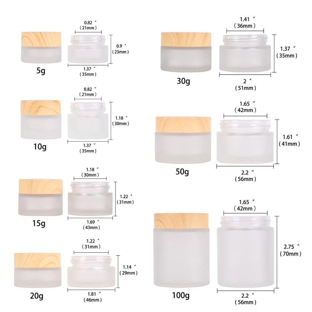 Cans Glass Cream Box Cosmetic Container Makeup Jar Lotion Vials Cosmetic Jars Face Cream Bottles