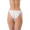 Women's Solid Thong Low-rise Panties Cotton Briefs Comfortable Sexy Panties