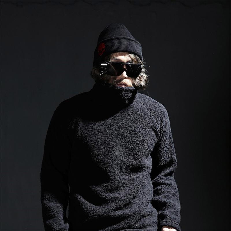 Мужская вязаная шапка с черепом, зимняя шапка унисекс, шапка в стиле хип-хоп, теплая повседневная кепка