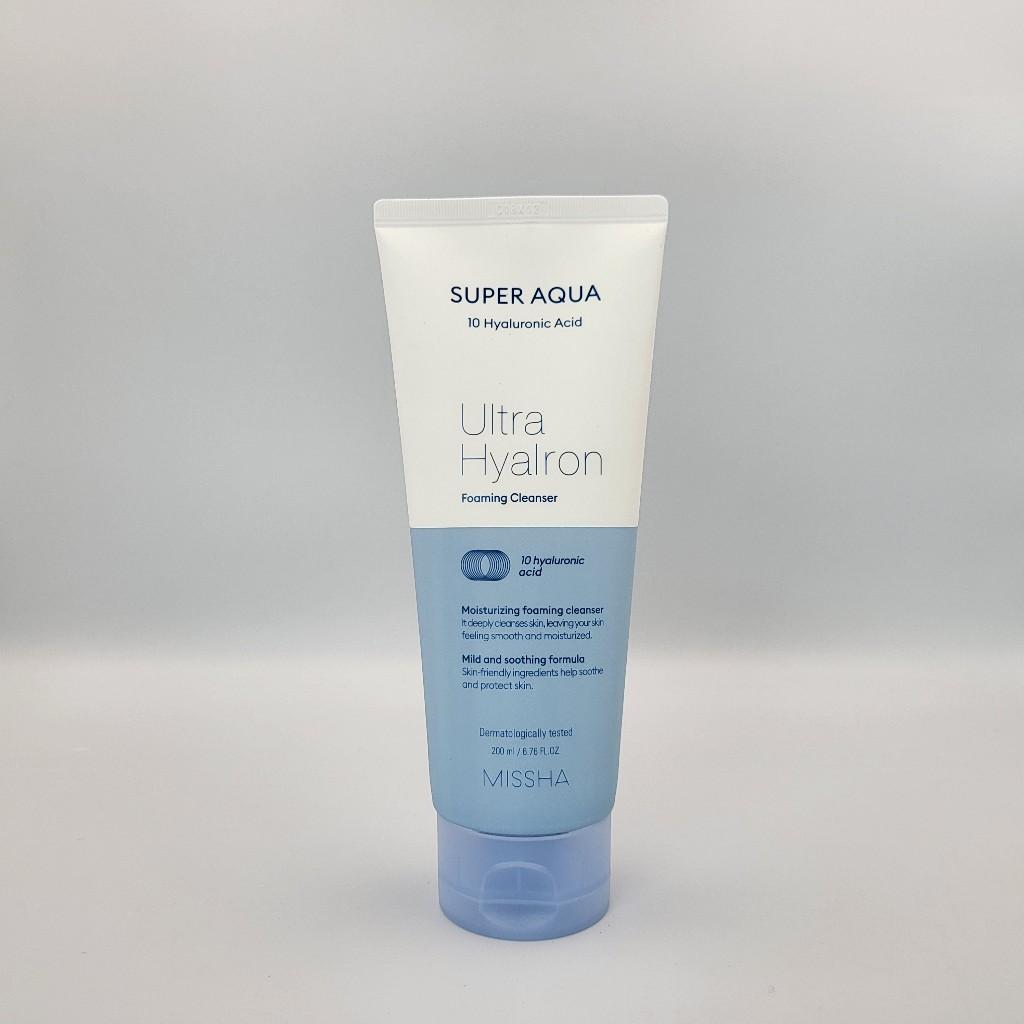 MISSHA Super Aqua Ultra Hyalon Пенка для умывания 200 мл