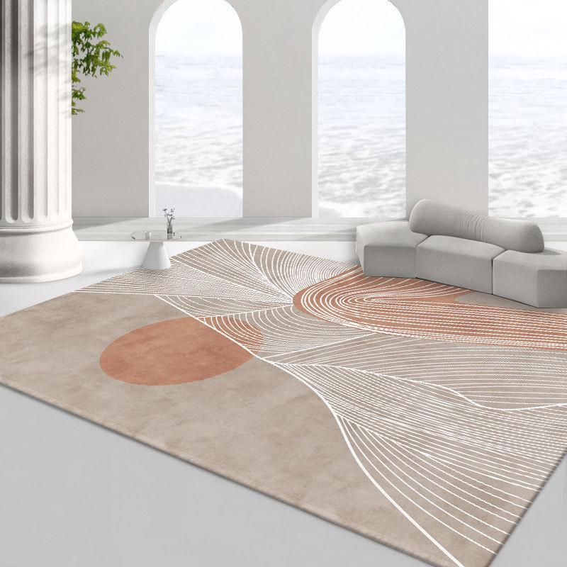 Nordic Wabi-Sabi Style Minimalist Luxury Carpet for Living Room & Bedroom