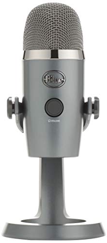 Игровой USB-микрофон Logitech G Blue Yeti Nano BM300SG, конденсаторный микрофон для Mac, PS5, PS4 и ПК, цвет Shadow Gray, для игр, прямых трансляций, официальный