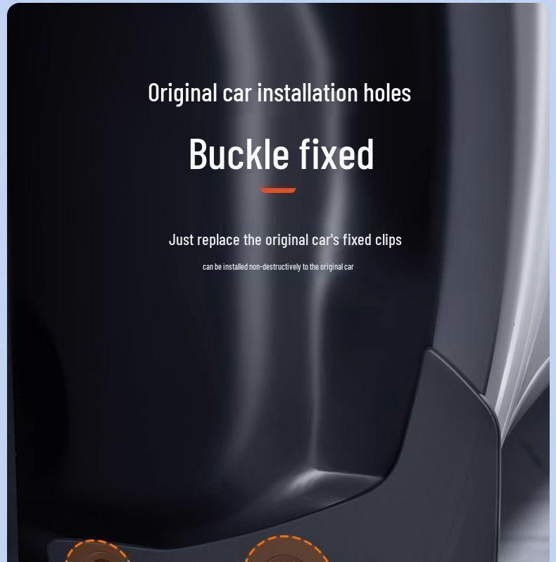 Безсверлильные брызговики для Tesla Model Y - Модификация экстерьера в оригинальном стиле