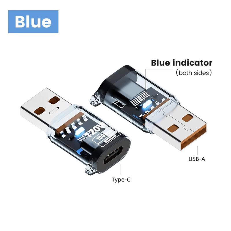 120W Fast Charging USB 3.2 to Type C Adapter OTG 10GB High Speed Data Audio Transfer For PC Tablet Xiaomi Huawei USB C Converter 3