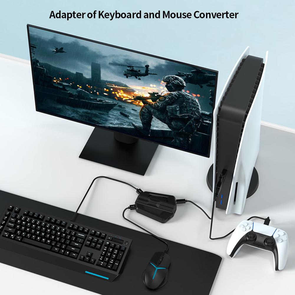 Конвертер клавиатуры и мыши, конвертер клавиатуры и мыши, мобильный геймпад, контроллер, адаптер для PS5/PS4/Xbox One/Xbox Series X/S