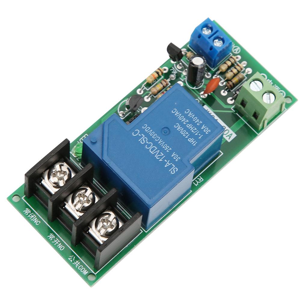 DC12V Переключатель с таймером задержки Модуль реле времени вкл/выкл 0~60 минут Нагрузка 30А 250VAC30VDC