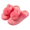 Rabbit Warm Cotton Slippers - Unisex Non-slip Korean Style, Perfect for Autumn/Winter