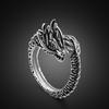 Personalized Dragon Ring, Male And Female Couples Hipster Open Index Finger Ring, Retro Plated Thai Silver Jewelry