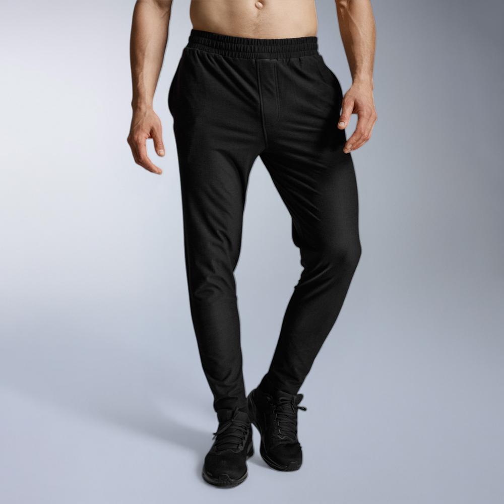 Tutaimjeuyu (Мужской) Фирменные брюки-джоггеры_Mr7642Bblk-Blk