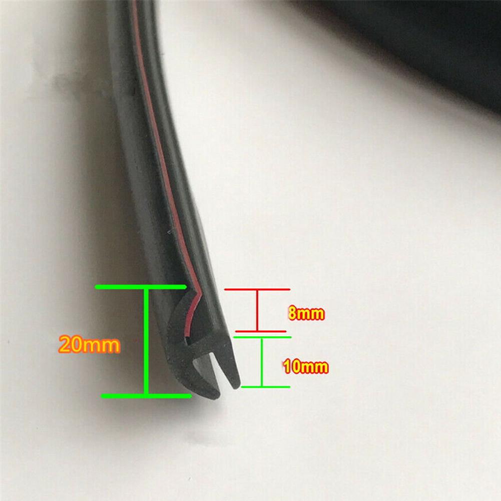 1,8 м резиновое уплотнение автомобильной стеклянной панели для переднего или заднего лобового стекла с лентой