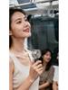 New Compact Mecha Style Transparent Handheld Fan - Portable Pocket Fan with High Wind Power for Commuting