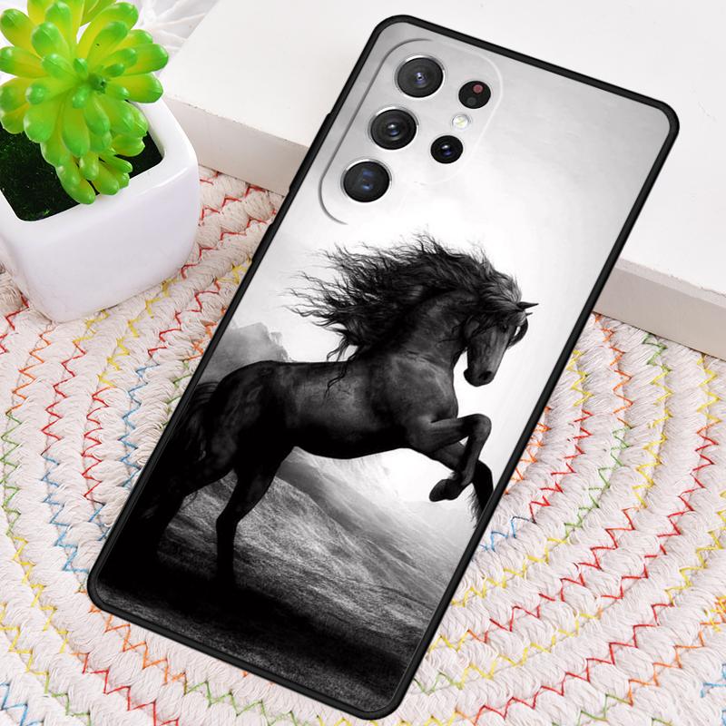 Силиконовый чехол для телефона с лошадью для Samsung Galaxy note 10 pro S26 S25 S24 S23 S22 S21 Plus S25Ultra Capa Cover