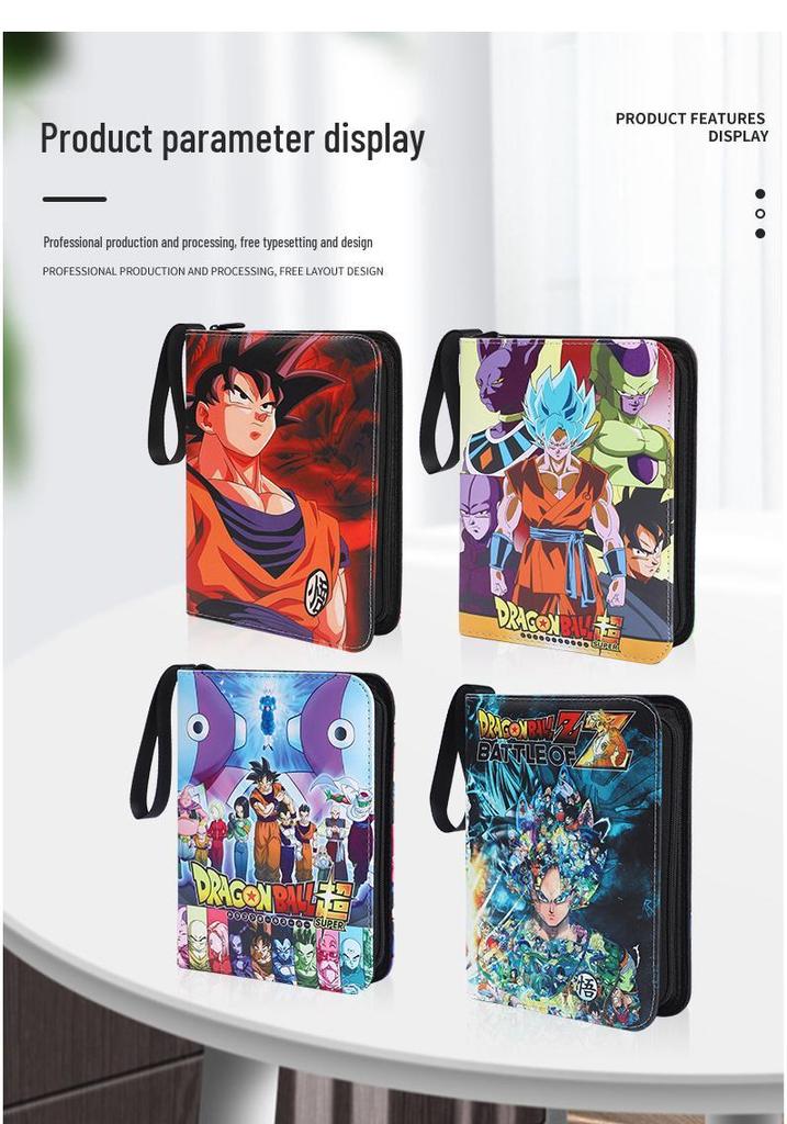 Demon Slayer Multi-Card Loose-Leaf Album: Four-Grid Large Capacity Card Collector