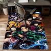 Demon Slayer Polyester Carpet, Soft Indoor Mat for Office Chair, Living Room, Computer Desk - Decorative Home Office Rug Design