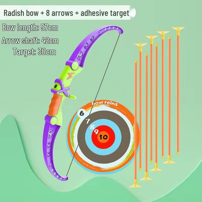 Children's Suction Cup Bow & Arrow Set - Indoor/Outdoor Archery Toy for Boys & Girls