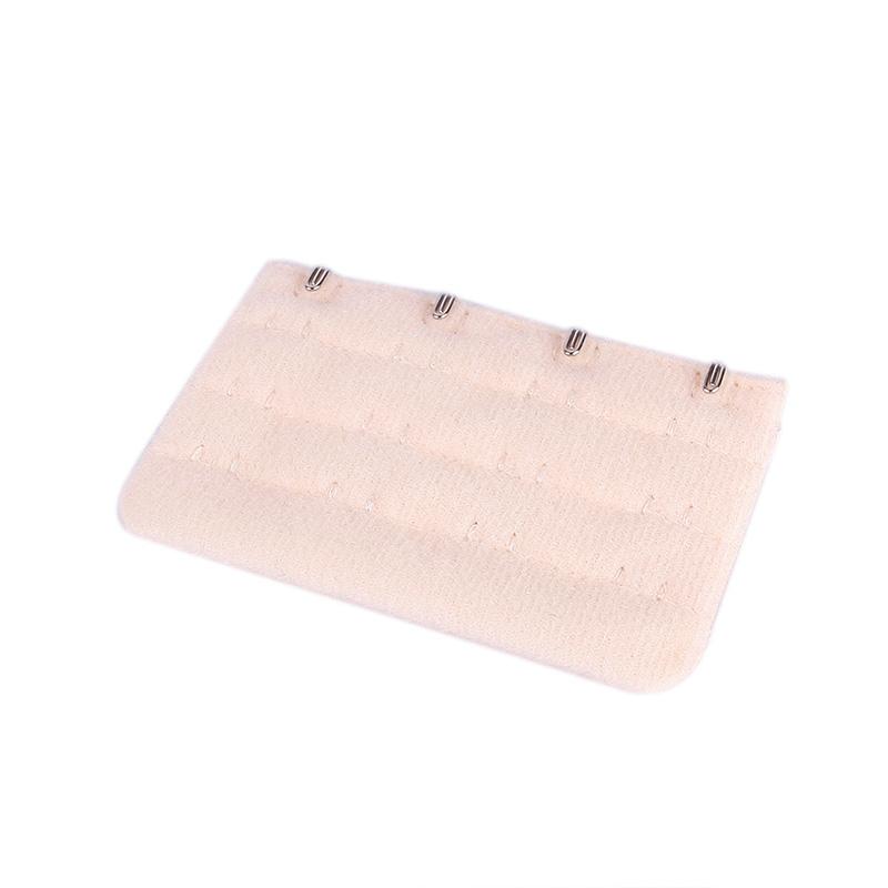 2PCS Soft Flexible Comfort Bra Extender Strap Extension 4 Hooks