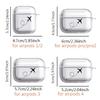 Чехол для Airpods Pro3 1 4 2 3 Pro2 Pro Прозрачный Чехлы для наушников Чехол Любовь Самолет Искусство