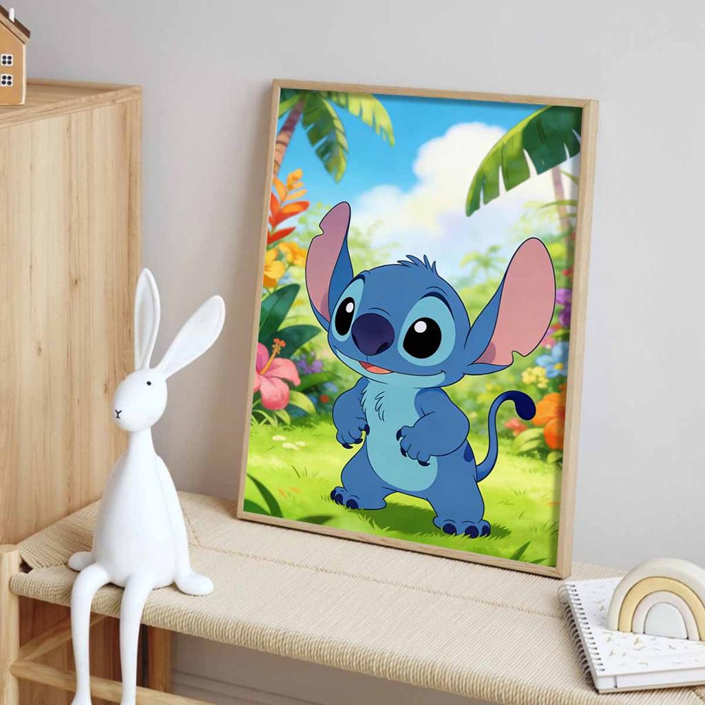 Disney Stitch Diamond Paint Art Kit Mosaic Painting Diamond Art Home Room Decor Gift