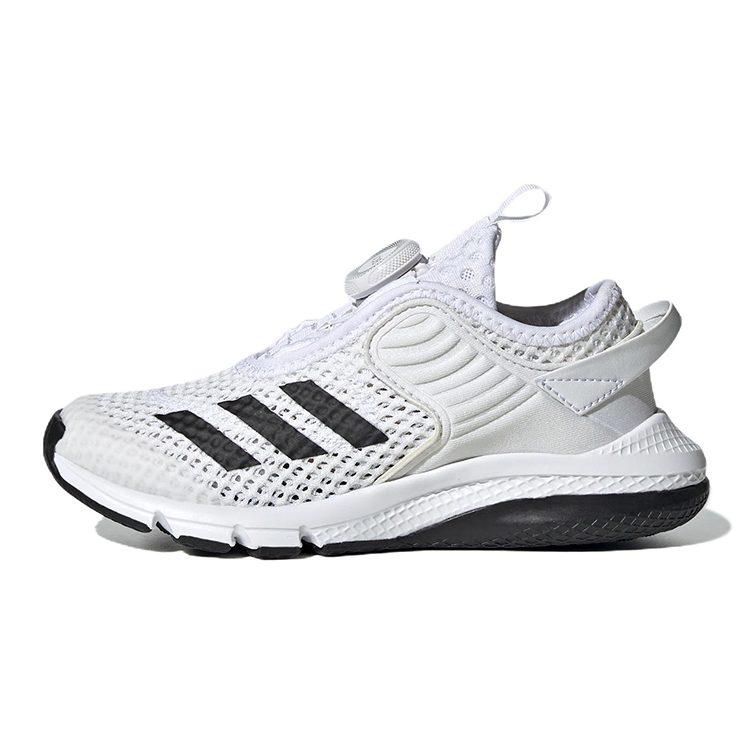 adidas Activefle K Ткань Boa Удобные Устойчивые к истиранию Низкие Детские Беговые Кроссовки Белые Детские GZ3360