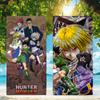 Комикс Hunter X Hunter Полотенце Пляжное Полотенце Дорожное Легкое Приятное для Кожи для Бассейна Пляжа Кемпинга Круиза Лето