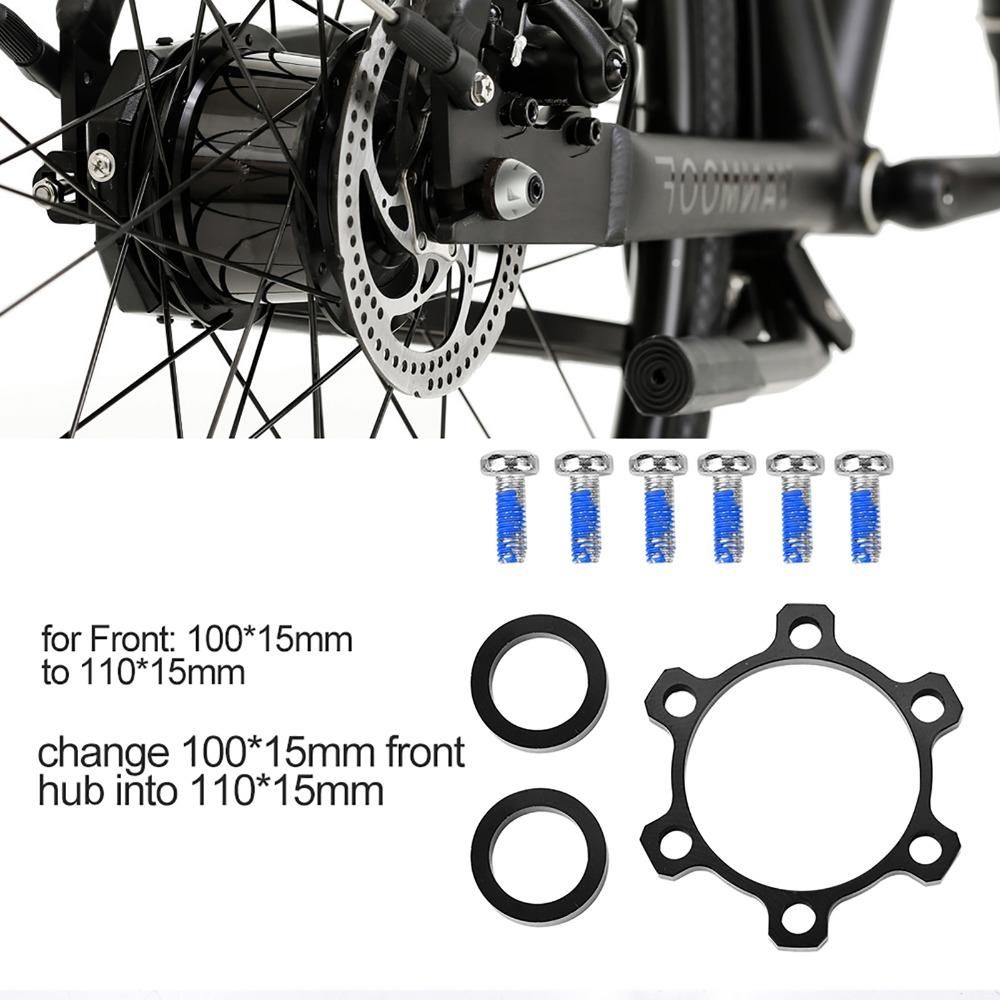 1 Set Lightweight Hub Conversion Adapter Easy Installation Bike Hub Adapter Bike Upgrading