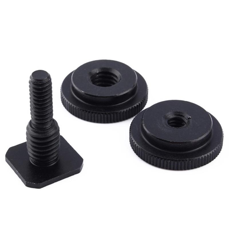 1/4 держатель для телефона с креплением «горячий башмак» Двойная гайка Адаптер для «холодного башмака» Кронштейн Аксессуары