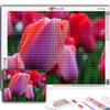 5D Diy Diamond Painting Flowers Tulips Cross Stitch Full Diamond Embroidery Mosaic