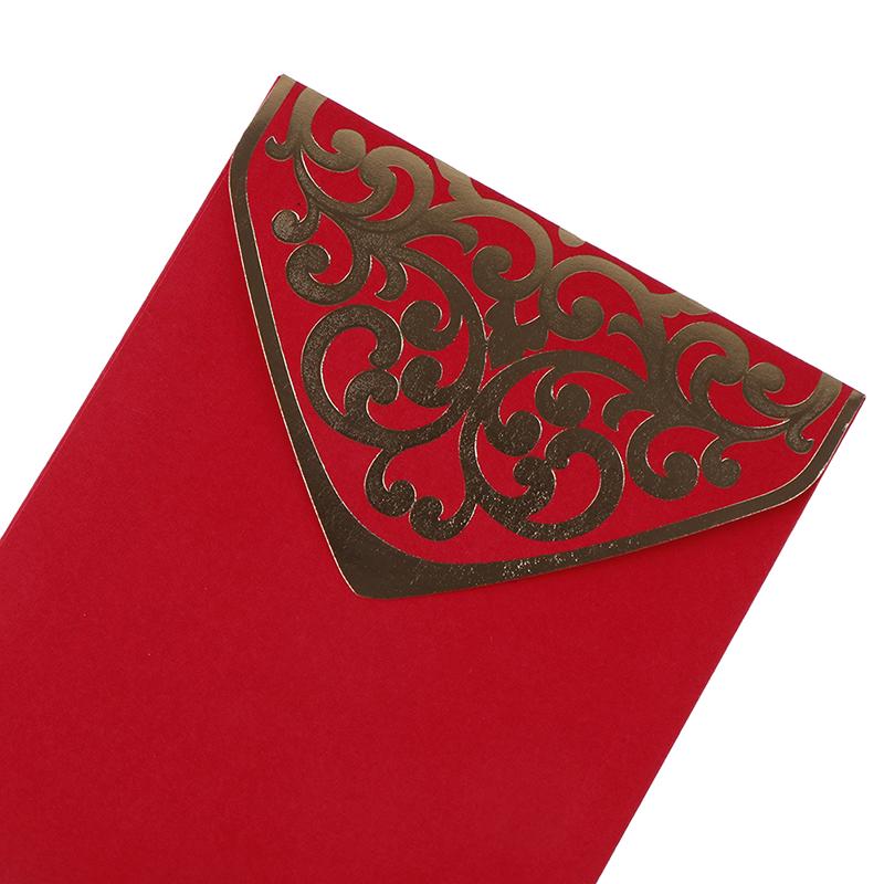 10 шт., новогодний свадебный красный конверт, год крысы, китайский весенний фестиваль, счастливая сумка