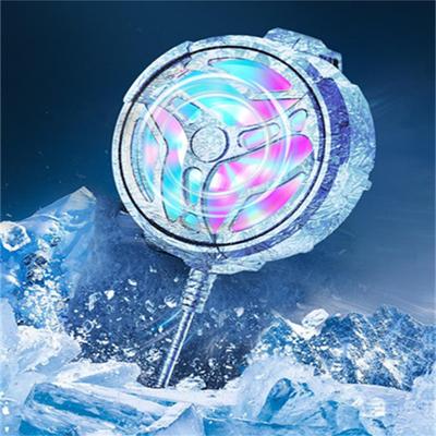 Универсальный RGB мини-вентилятор для телефона, USB-радиатор, игровой кулер, совместимый с iPhone, Samsung, Xiaomi