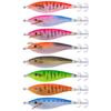 1PCS/Glowing Egging Lures Squid Hooks Horizontal Luminous Squid Trolling Lure Octopus Hook Tackle11CM/13.4G