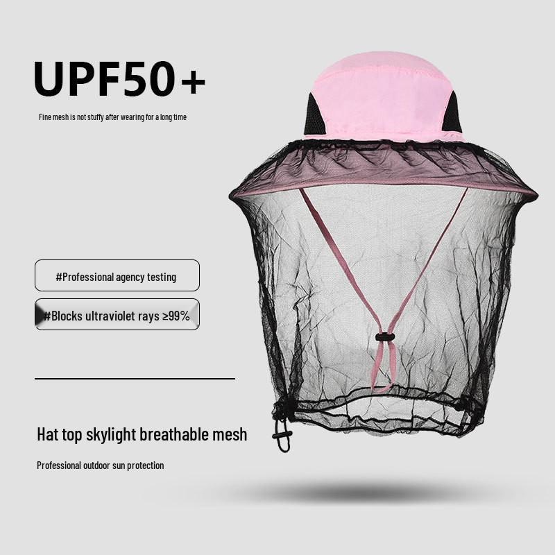 Унисекс летняя шляпа от солнца: Сетчатый, Защита от комаров, Быстросохнущий, Водонепроницаемый, Идеально подходит для рыбалки и альпинизма