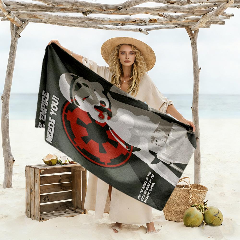 Star Wars Beach Towel Soft Durable Quick-Dry Comfortable Lightweight Portable for Swimming,Beach,Camping, Travel, Beach Accessories,Gym