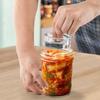 Fermented Glass Weights with Handle Sealed Wide Mouth Mason Jar Lid Kitchen Gadgets Clear Cheeseits Fermentation