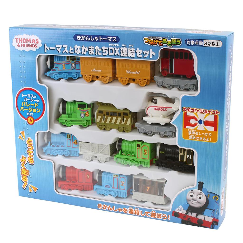 Maruka Паровозик Томас и его друзья DX Соединяющая игрушка Возраст 3 и 193277 Набор, Поезд, Вверх,
