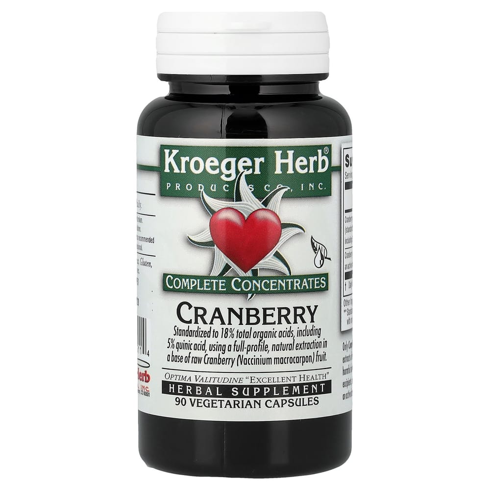 Krogerhaus Complete Concentrates Cranberry Veggie Capsules, 90 Count