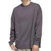 Adidas Глава 02 Коллекция 2025 года Bb Ls Tee Круглый вырез с надписью Удобный пуловер с длинным рукавом Футболка унисекс Топы Многослойные-серые JC7835