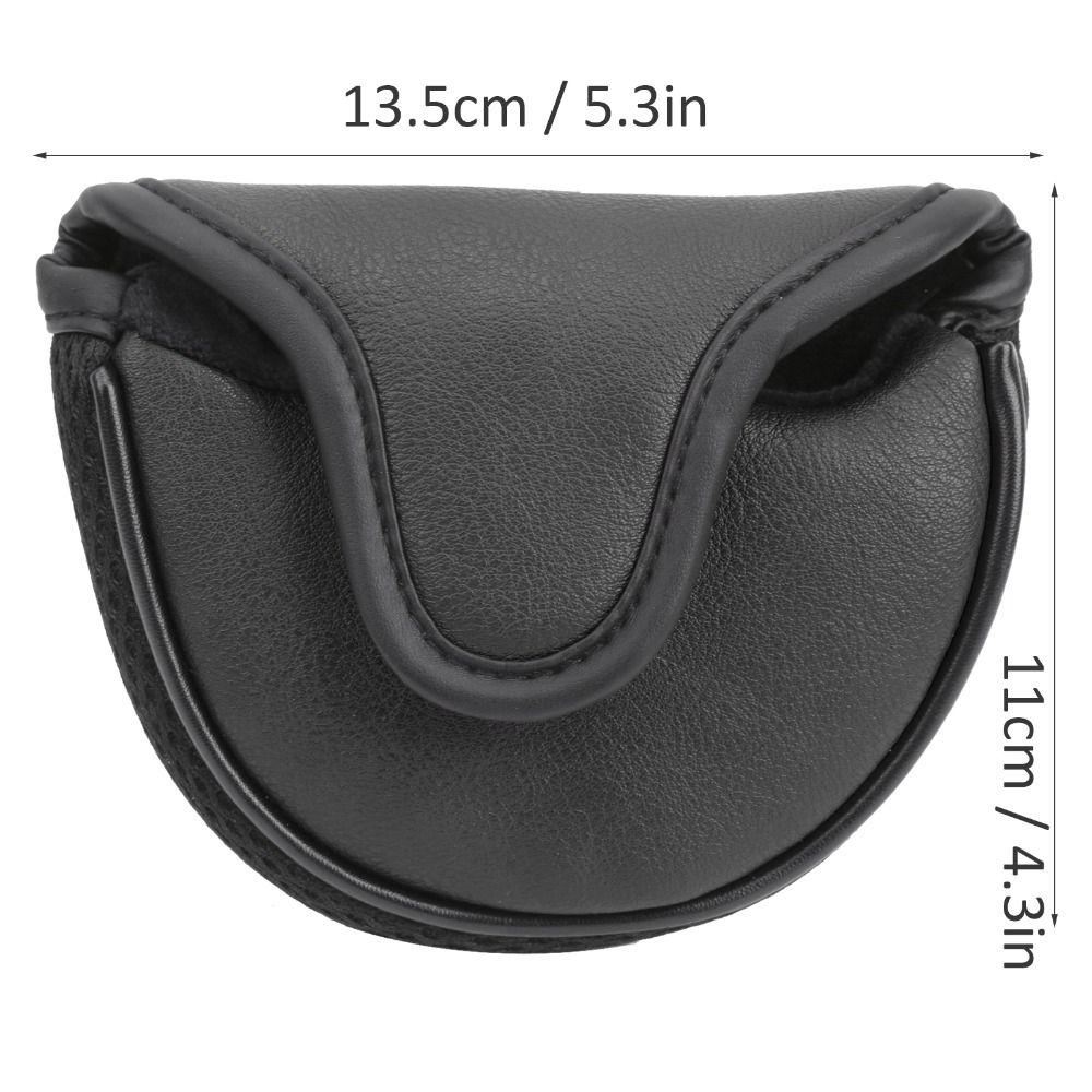 White Mallet Putter Cover Black Putter Protective Cover Putter Headcover  Travel Protection