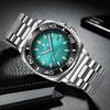 Men's Fully Automatic Mechanical Watches Calendar Stainless Steel Fashion Men's Night Light Waterproof Watch