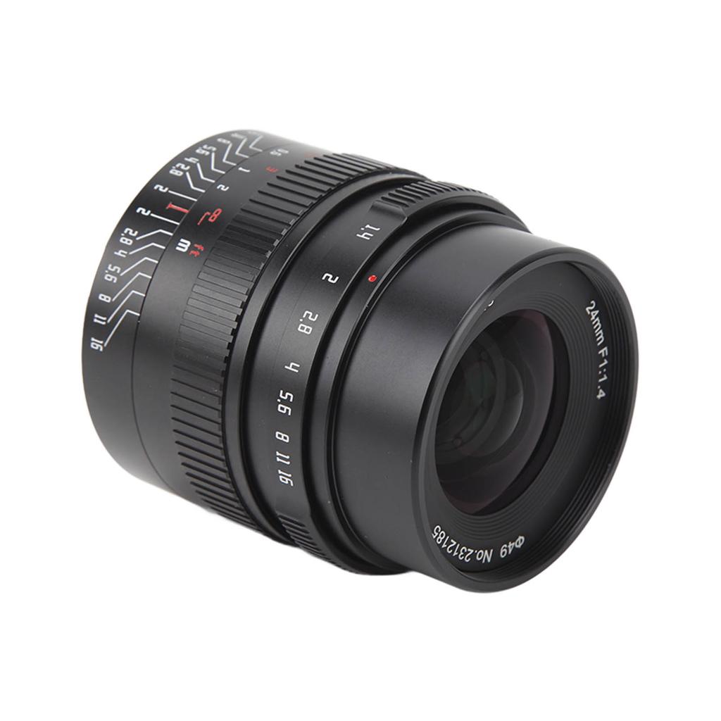 7ARTISANS 24 мм F1.4 APS C ручной фокусировки объектив полукадровый объектив для камеры с креплением M43 для GH3 GH4 GF1