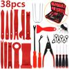 Car Door Trim Removal Pry Tool Kit Auto Hook Kit Mixed Size Fastener Car Audio Modification Tools Trim Dash Radius Audio Remove