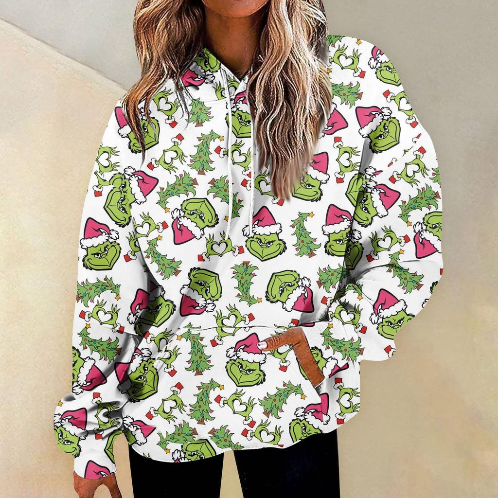 Women's Fashion Daily Versatile Casual Crewneck Sweatshirts Graphic Daily Long Sleeve Gradient Patchwork Printed Top Sweatshirts