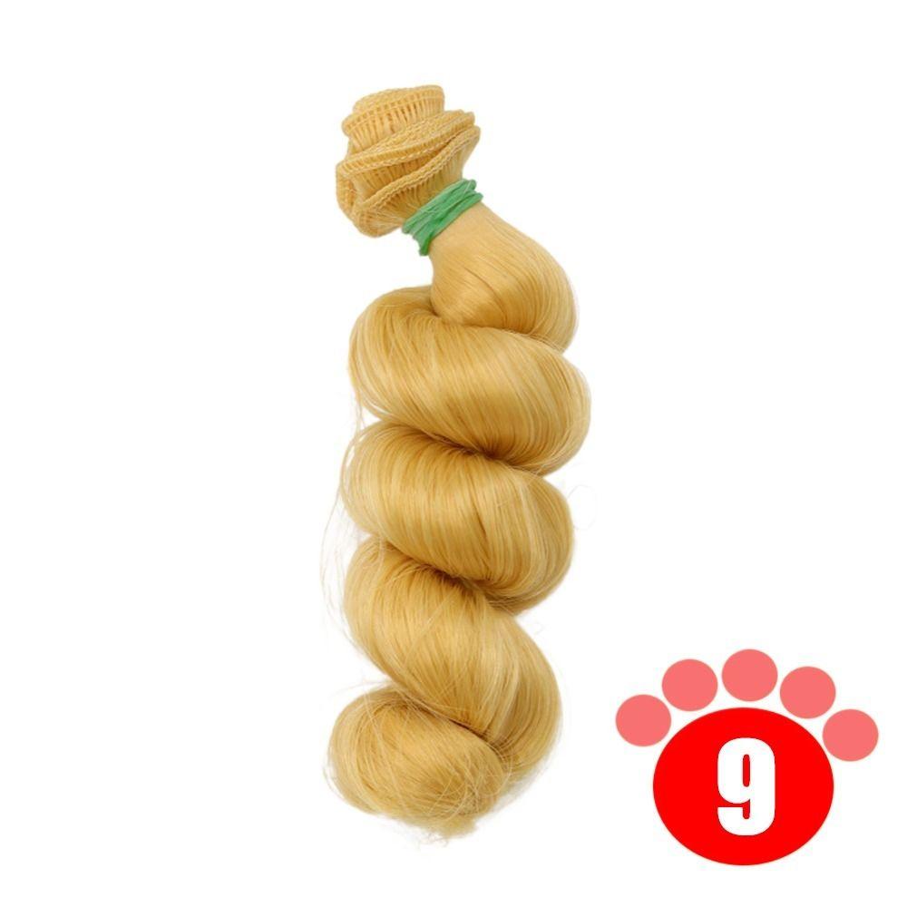 Красочные кудрявые парики из термостойкого волокна, парик для куклы, аксессуары для куклы для 1/3 1/4 1/6 SD/BJD