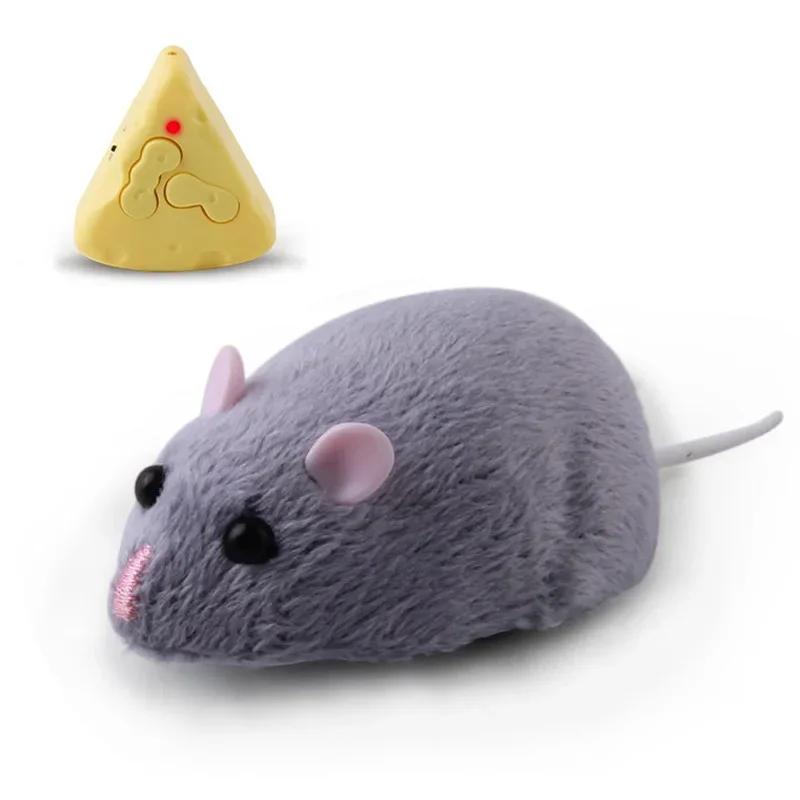 Electric Mini RC Mice Toy - IR Remote Control Simulation Rat Scary Prank Joke Trick Toy for Cat Dog & Kid As Electronic Pet Toy