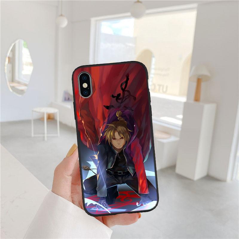 LO45 Fullmetal Alchemist Soft Shell Phone Case for Redmi Note 8 9 Pro Max 9S 9T 9C NFC 8T 8A 10A A4