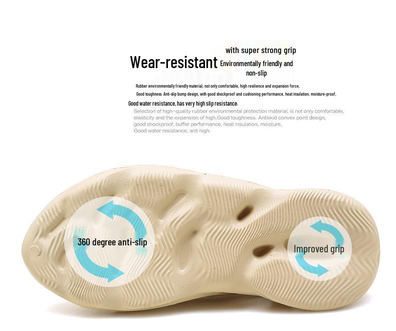 Men's, Women's, and Kids' Summer EVA Sandals - Cross-Border Hole Design