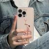 Чехол для телефона с красным вином и туфлями на высоком каблуке для iPhone 11 12 13 14 15 16 17 Pro Max 16 Plus 16E 17E Прозрачный мягкий чехол